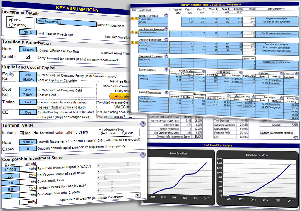 Investment and Business Valuation - Investment and Business Valuation template