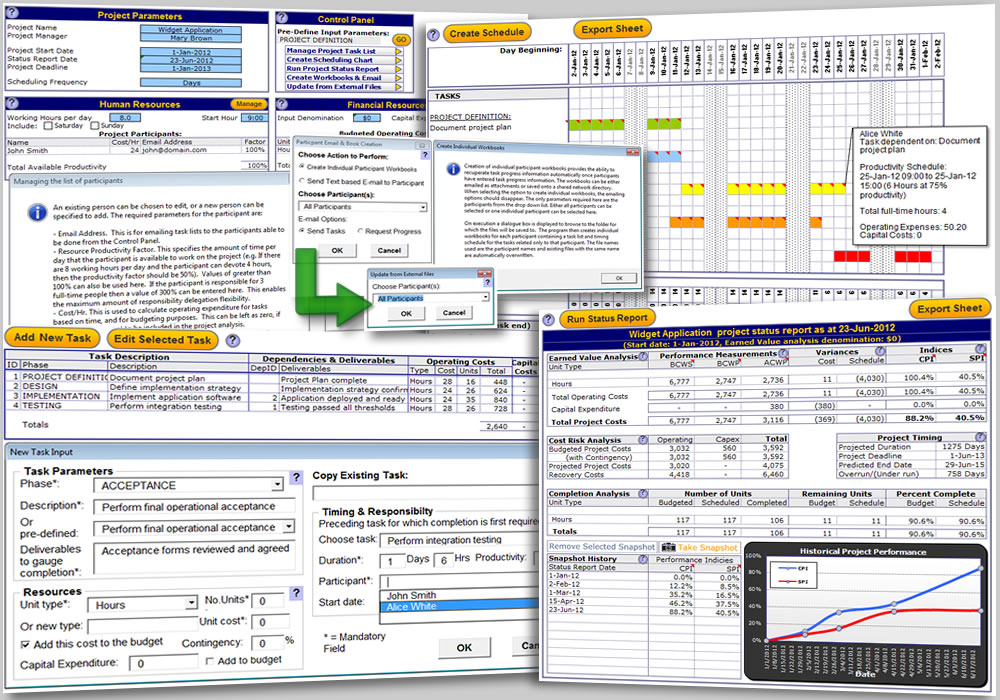 Project Planning and Management Screenshot