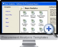 Procurement Analysis Templates screenshot