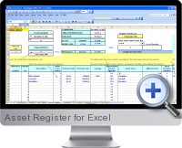 Asset Register screenshot