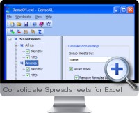 Consolidate Spreadsheets screenshot