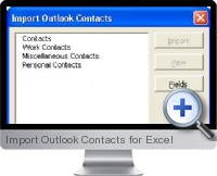 Import Outlook Contacts screenshot