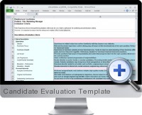 Candidate Evaluation Template screenshot