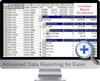 Advanced Data Reporting screenshot