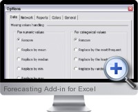 Forecasting Add-in screenshot