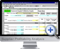 Supplier Profitability Analysis screenshot