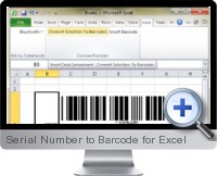 Serial Number to Barcode screenshot