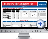 Professional Reporting Templates screenshot