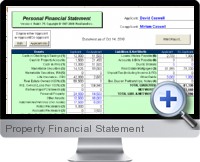 Property Financial Statement screenshot