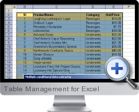 Table Management screenshot