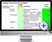 Brand Evaluation Scorecard screenshot