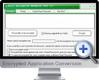 Encrypted Application Conversion screenshot