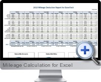 Mileage Calculation screenshot