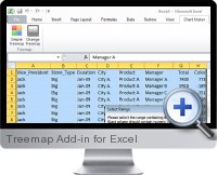 Treemap Add-in screenshot