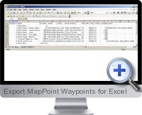 Export MapPoint Waypoints screenshot