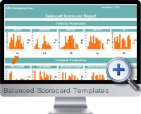 Balanced Scorecard Templates screenshot