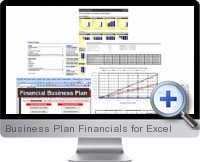 Business Plan Financials screenshot