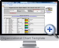 Organizational Chart Template screenshot