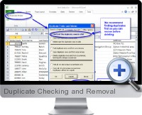 Duplicate Checking and Removal screenshot