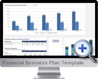 Financial Business Plan Template screenshot