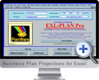 Business Plan Projections screenshot